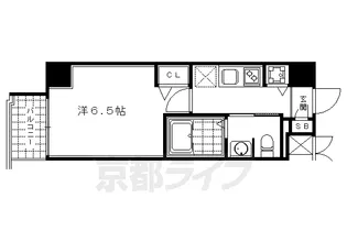 プレサンス京都鴨川彩華【2階】の間取り