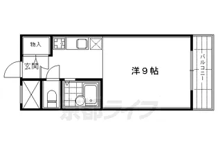 珠光ビル三条【501号室】の間取り