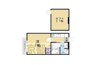 Stable三条大宮【212号室】の間取り