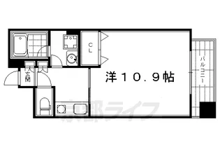 宝源ビル【1008号室】の間取り