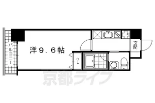 京都府京都市下京区岩上通高辻下る吉文字町【マンション】の間取り
