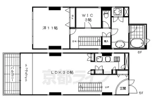 YM−2ビル【501号室】の間取り