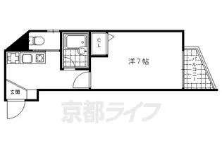 リバーパレス白川【308号室】の間取り