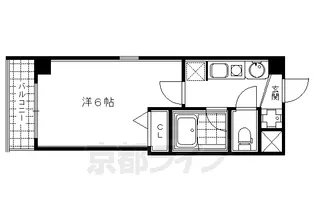 京都府京都市中京区押小路通麩屋町東入橘町【マンション】の間取り