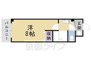 ヴィラ・ヒトミ【2B号室】の間取り