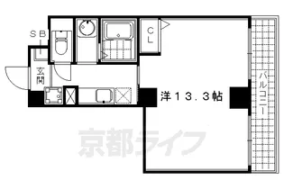 アミカーレ錦【603号室】の間取り