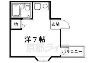 リバーガーデンGION【301号室】の間取り