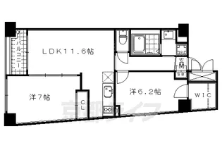 プラネシア神宮道【202号室】の間取り