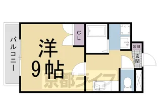 Peaceful朱雀【4階】の間取り