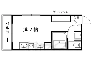アーバンツリー上賀茂【2階】の間取り