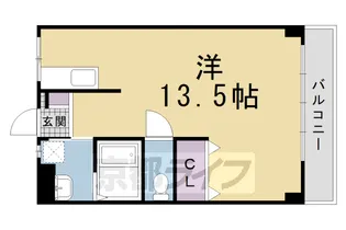 小山マンション【506号室】の間取り