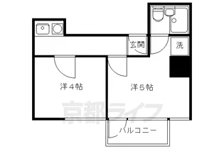 ピュア烏丸【301号室】の間取り