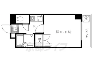 グレーシャス23【407号室】の間取り