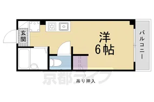 サーシャ西陣【3階】の間取り