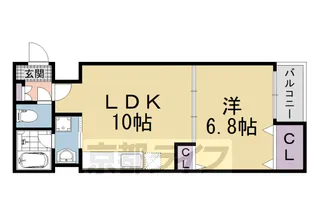 ロイヤルシティ− AYA【2階】の間取り