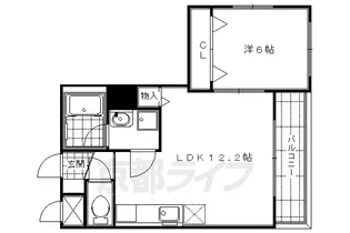 ロイヤルシティ− AYA【3階】の間取り