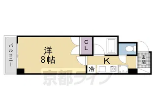 ヴィラ伊豆蔵【203号室】の間取り