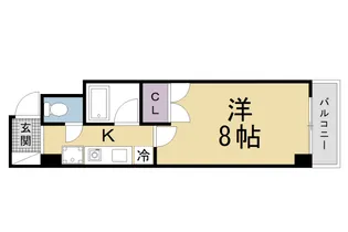 ヴィラ伊豆蔵【202号室】の間取り