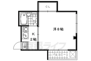 アーバン出町【302号室】の間取り