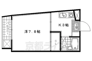 アーバン出町【3階】の間取り