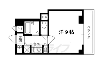 京都府京都市上京区芝薬師町【マンション】の間取り