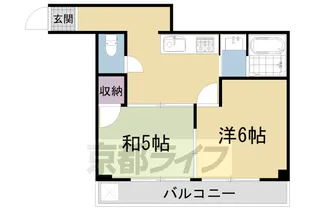 パレステート日生熊野【603号室】の間取り