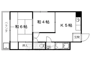 ハイツ池田【201号室】の間取り
