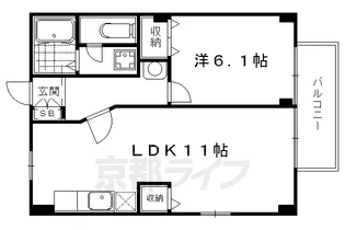エスポアール21【2階】の間取り