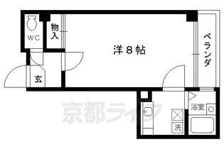 メゾン・ド・ルパン【401号室】の間取り