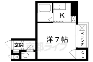 ふるーる北山【3階】の間取り