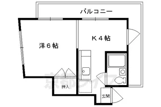 リビエール高野【303号室】の間取り