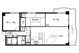 エースライフ洛北【401号室】の間取り