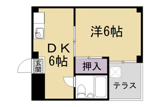 ユナイトハイツ【103号室】の間取り