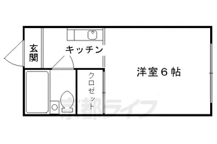 コーポ町柳【305号室】の間取り