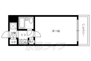 京都府京都市上京区姥ケ北町【マンション】の間取り