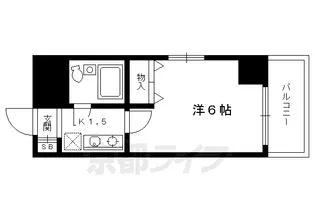 京都府京都市上京区元北小路町【マンション】の間取り