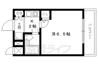 京都府京都市上京区桐木町【マンション】の間取り