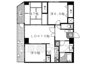 ライオンズマンション京都東堀川【801号室】の間取り