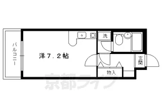 京都府京都市上京区二町目【マンション】の間取り