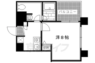 京都府京都市左京区下鴨梁田町【マンション】の間取り