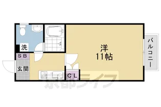 LIBERTY河原町今出川【4階】の間取り
