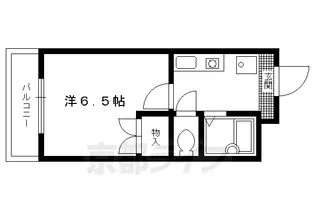 ス・プレール北野【501号室】の間取り