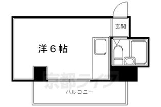 京都府京都市左京区岩倉中大鷺町【マンション】の間取り