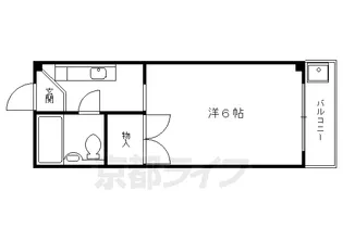 ロイヤルコーポタカハラ【412号室】の間取り