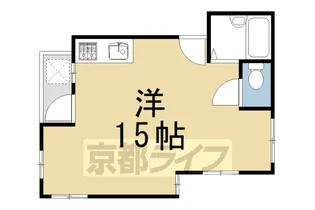 ヴィラ地球号【301号室】の間取り