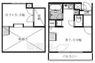 カレラ・デ・オエステ【604号室】の間取り