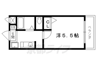 フルール御蔭【2階】の間取り