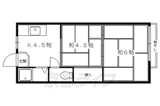 蓼倉ハイツ【10号室】の間取り