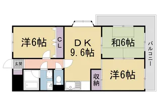 カーサフジキ【201号室】の間取り