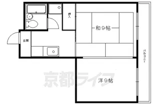 白水荘【101号室】の間取り